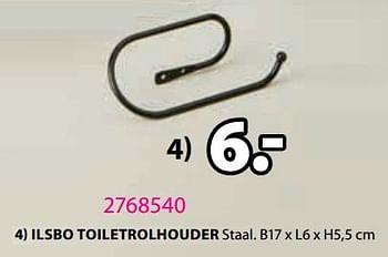 Promoties Ilsbo toiletrolhouder - Huismerk - Jysk - Geldig van 04/03/2024 tot 07/04/2024 bij Jysk