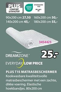 Plus t15 matrasbeschermer-DreamZone
