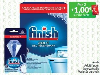 Promoties Finish additif pour lave-vaisselle - Finish - Geldig van 01/03/2024 tot 31/03/2024 bij Intermarche