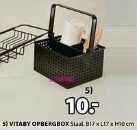 Vitaby opbergbox-Huismerk - Jysk