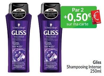 Promotions Gliss shampooing intense - Schwarzkopf - Valide de 01/03/2024 à 31/03/2024 chez Intermarche