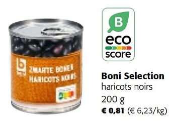 Promotions Boni selection haricots noirs - Boni - Valide de 28/02/2024 à 12/03/2024 chez Colruyt