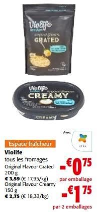 Promotions Violife tous les fromages - Violife - Valide de 28/02/2024 à 12/03/2024 chez Colruyt