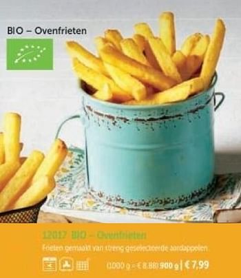 Promotions Bio-ovenfrieten - Produit maison - Bofrost - Valide de 01/03/2024 à 30/08/2024 chez Bofrost