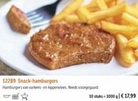 Snack-hamburgers-Huismerk - Bofrost