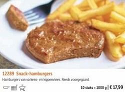 Snack-hamburgers