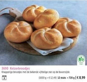 Promoties Keizerbroodjes - Huismerk - Bofrost - Geldig van 01/03/2024 tot 30/08/2024 bij Bofrost