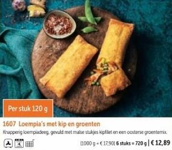 Promotions Loempia`s met kip en groenten - Produit maison - Bofrost - Valide de 01/03/2024 à 30/08/2024 chez Bofrost