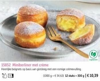 Promotions Miniberliner met crème - Produit maison - Bofrost - Valide de 01/03/2024 à 30/08/2024 chez Bofrost