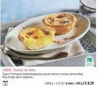 Promotions Pasteis de nata - Produit maison - Bofrost - Valide de 01/03/2024 à 30/08/2024 chez Bofrost
