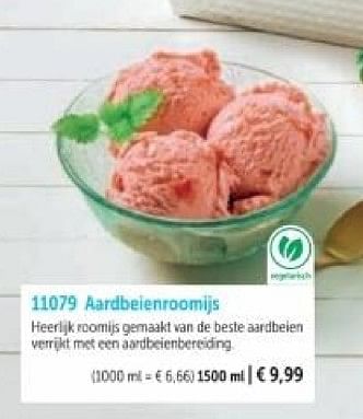 Promotions Aardbeienroomijs - Produit maison - Bofrost - Valide de 01/03/2024 à 30/08/2024 chez Bofrost