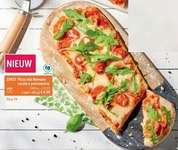 Promoties Pizza alla romana rucola e pomodorini - Huismerk - Bofrost - Geldig van 01/03/2024 tot 30/08/2024 bij Bofrost