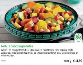 Promoties Couscousgroenten - Huismerk - Bofrost - Geldig van 01/03/2024 tot 30/08/2024 bij Bofrost