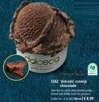 Promotions Dolcedo roomijs chocolade - Produit maison - Bofrost - Valide de 01/03/2024 à 30/08/2024 chez Bofrost