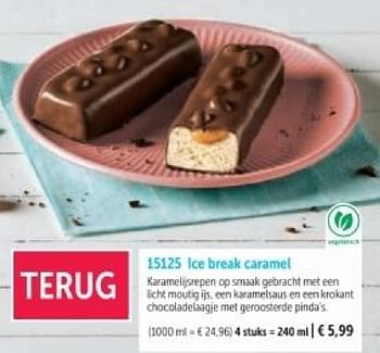 Promoties Ice break caramel - Huismerk - Bofrost - Geldig van 01/03/2024 tot 30/08/2024 bij Bofrost