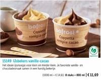 Ijsbekers vanille cacao-Huismerk - Bofrost