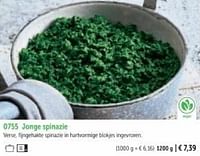 Jonge spinazie-Huismerk - Bofrost