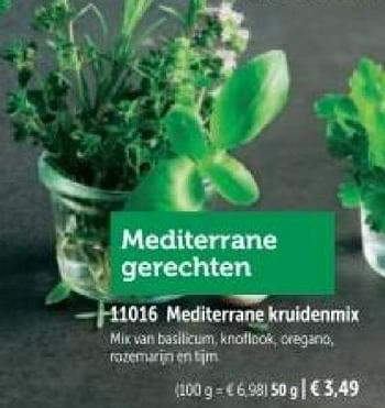 Promotions Mediterrane kruidenmix - Produit maison - Bofrost - Valide de 01/03/2024 à 30/08/2024 chez Bofrost