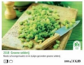 Promoties Groene selderij - Huismerk - Bofrost - Geldig van 01/03/2024 tot 30/08/2024 bij Bofrost