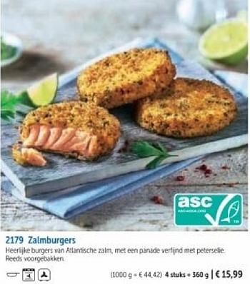 Promotions Zalmburgers - Produit maison - Bofrost - Valide de 01/03/2024 à 30/08/2024 chez Bofrost