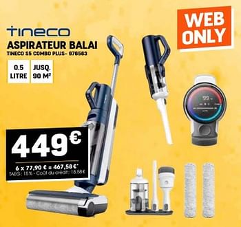 Promotions Tineco aspirateur balai tineco s5 combo plus - Tineco - Valide de 28/02/2024 à 10/03/2024 chez Electro Depot