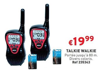 Promotions Talkie walkie - Produit maison - Trafic  - Valide de 06/03/2024 à 11/03/2024 chez Trafic