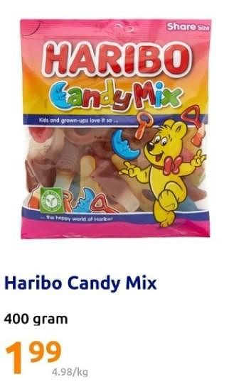 Promoties Haribo candy mix - Haribo - Geldig van 06/03/2024 tot 12/03/2024 bij Action