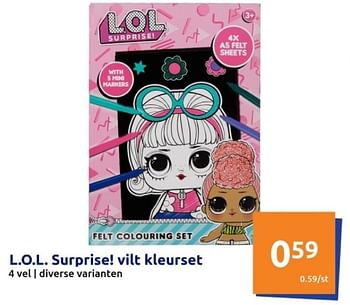 Promoties L.o.l. surprise vilt wires - LOL Surprise - Geldig van 06/03/2024 tot 12/03/2024 bij Action