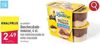 Promoties Duochocolade mousse - La Laitiere - Geldig van 15/03/2024 tot 17/03/2024 bij Aldi
