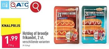 Promoties Hotdog of broodje frikandel - Huismerk - Aldi - Geldig van 15/03/2024 tot 17/03/2024 bij Aldi