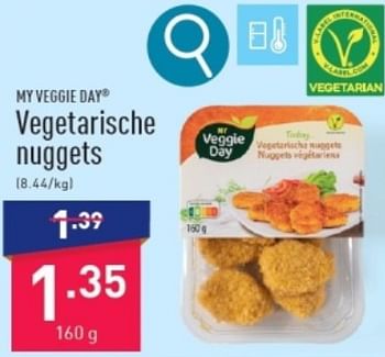 Promoties Vegetarische nuggets - My Veggie Day - Geldig van 11/03/2024 tot 17/03/2024 bij Aldi