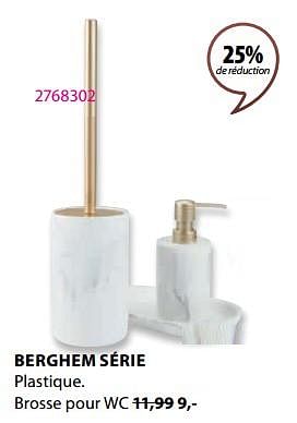 Promoties Berghem brosse pour wc - Huismerk - Jysk - Geldig van 04/03/2024 tot 07/04/2024 bij Jysk