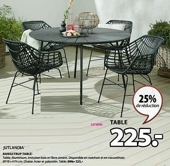 Promoties Rangstrup table - Jutlandia - Geldig van 04/03/2024 tot 07/04/2024 bij Jysk