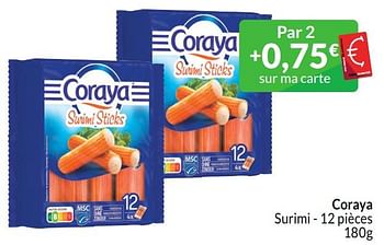 Promoties Coraya surimi - Coraya - Geldig van 01/03/2024 tot 31/03/2024 bij Intermarche