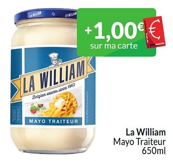 Promotions La william mayo traiteur - La William - Valide de 01/03/2024 à 31/03/2024 chez Intermarche
