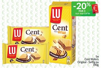 Promoties Lu cent wafers original - Lu - Geldig van 01/03/2024 tot 31/03/2024 bij Intermarche