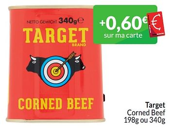 Promotions Target corned beef - Target - Valide de 01/03/2024 à 31/03/2024 chez Intermarche