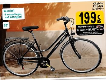 Promoties Citybike frejus - Frejus - Geldig van 05/03/2024 tot 24/09/2024 bij Cora