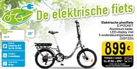Promoties Elektrische plooifiets e-pocket - E-Pocket - Geldig van 05/03/2024 tot 24/09/2024 bij Cora