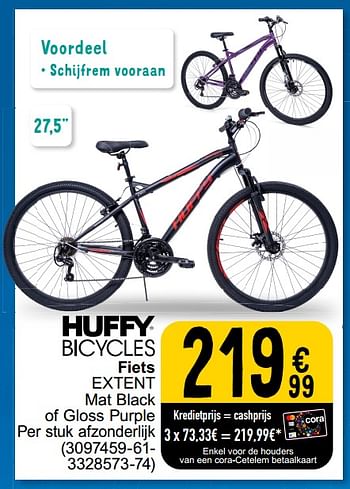 Promoties Huffy bicycles fiets extent - Huffy Bicycles - Geldig van 05/03/2024 tot 24/09/2024 bij Cora
