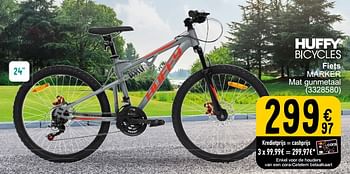 Promotions Huffy bicycles fiets marker - Huffy Bicycles - Valide de 05/03/2024 à 24/09/2024 chez Cora