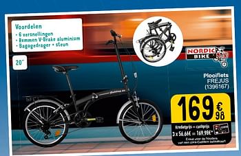 Promoties Nordic bike plooifiets frejus - Nordic Bike - Geldig van 05/03/2024 tot 24/09/2024 bij Cora