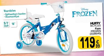 Promoties Huffy bicycles fiets frozen - Huffy Bicycles - Geldig van 05/03/2024 tot 24/09/2024 bij Cora