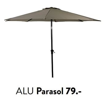 Promoties Alu parasol - Huismerk - Casa - Geldig van 29/02/2024 tot 25/09/2024 bij Casa