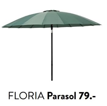 Promotions Floria parasol - Produit maison - Casa - Valide de 29/02/2024 à 25/09/2024 chez Casa