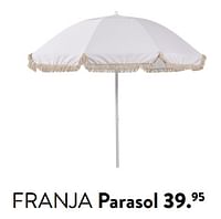 Promoties Franja parasol - Huismerk - Casa - Geldig van 29/02/2024 tot 25/09/2024 bij Casa