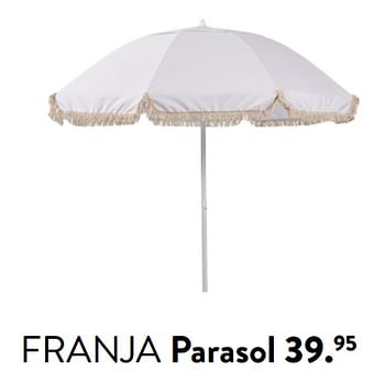 Promoties Franja parasol - Huismerk - Casa - Geldig van 29/02/2024 tot 25/09/2024 bij Casa