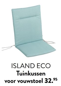 Island eco tuinkussen voor vouwstoel