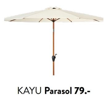 Promotions Kayu parasol - Produit maison - Casa - Valide de 29/02/2024 à 25/09/2024 chez Casa