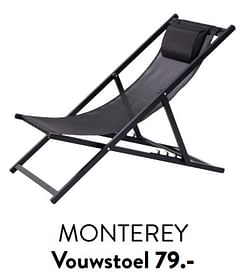 Monterey vouwstoel